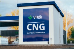 First compressed natural gas stations in Latvia - VIRŠI Image 1
